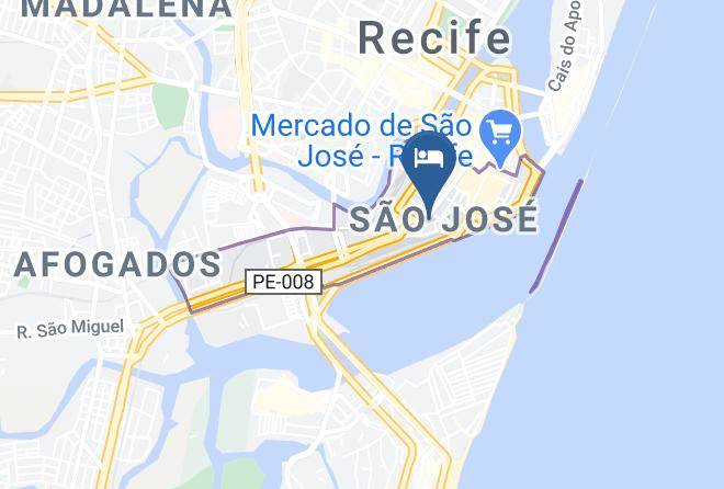 Recife - Pousada Do Forte Maps