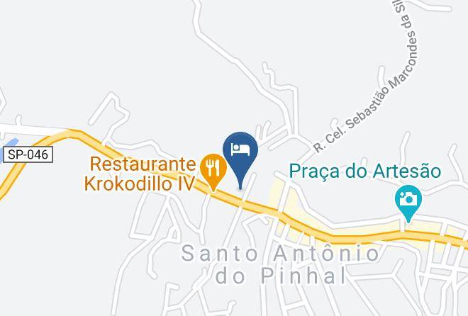 Santo Antonio Do Pinhal - Pousada Alema Maps