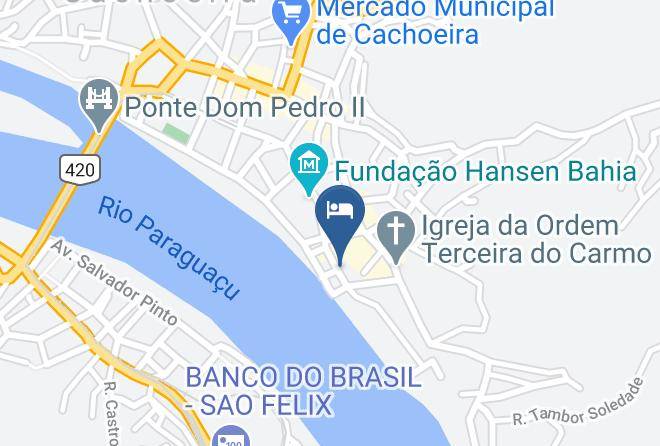 Cachoeira - Pousada Do Guerreiro Maps