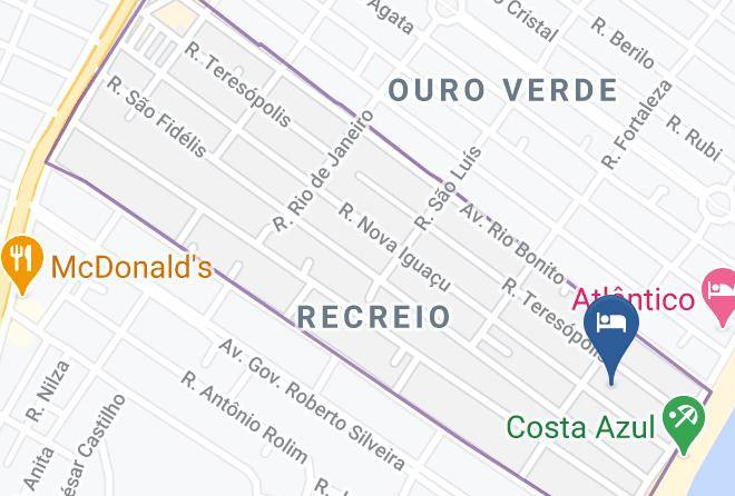 Rio Das Ostras - Pousada Do Guerreiro Maps