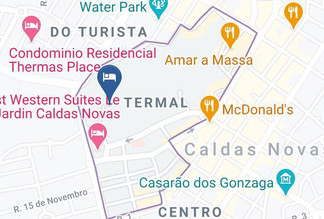 Caldas Novas - Pousada Do Ipe Maps