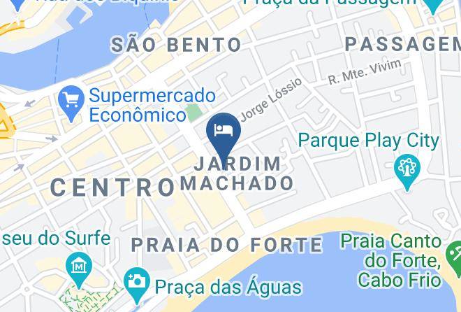 Cabo Frio - Pousada Do Leandro Maps