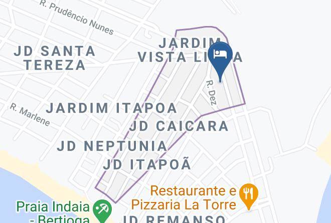 Bertioga - Pousada Do Leo Maps