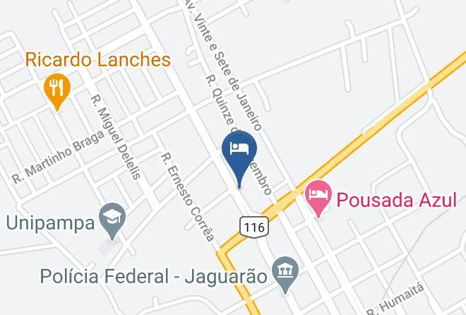 Jaguarao - Pousada Do Pinheiro Maps