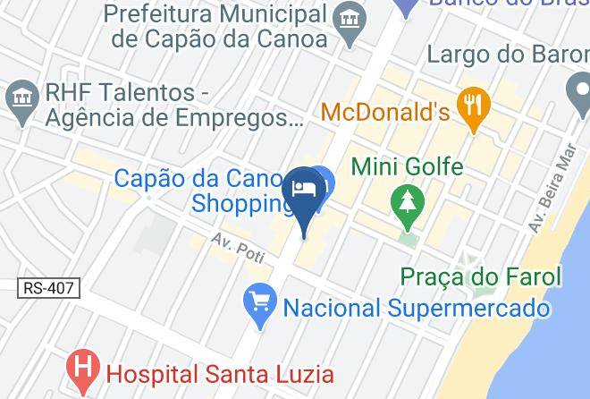 Capao Da Canoa - Hotel Rediadri Maps