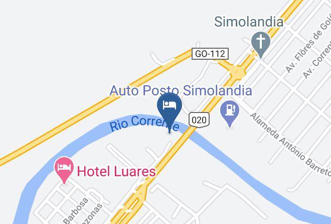 Alvorada Do Norte - Pousada Do Rio Corrente Maps