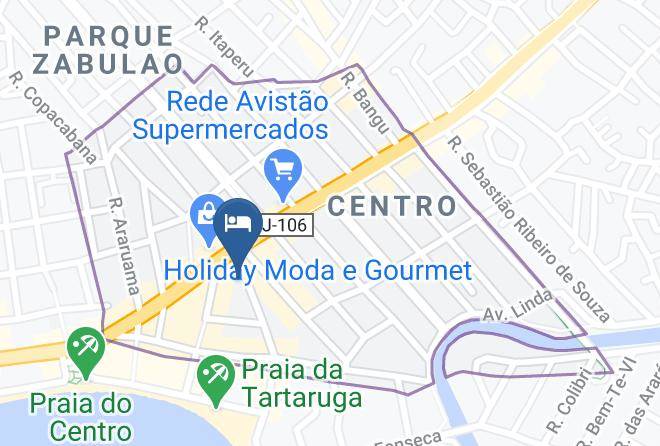 Rio Das Ostras - Pousada Do Robinho Maps