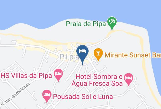 Tibau Do Sul - Pousada Do Sol Maps