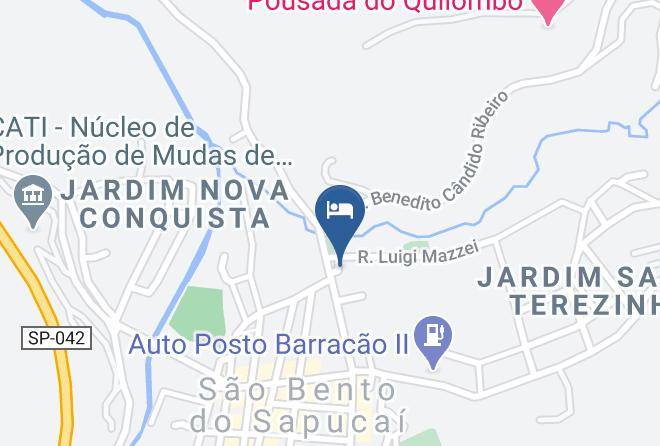 Sao Bento Do Sapucai - Pousada Do Tigrinho Maps