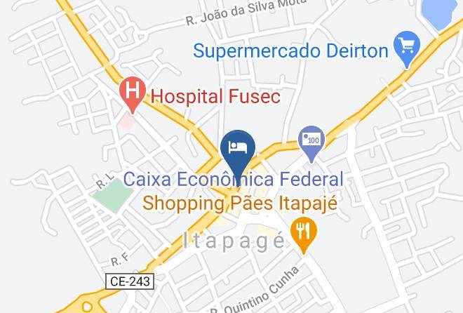 Itapaje - Pousada Doce Lar Maps