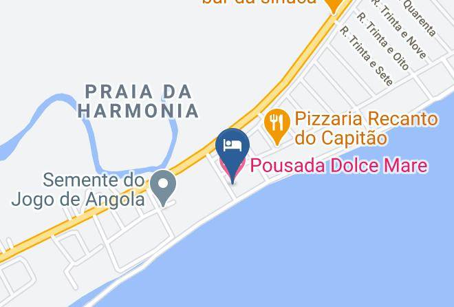 Vera Cruz - Pousada Dolce Mare Maps