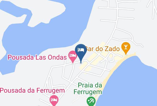 Garopaba - Pousada Don Antonio Maps