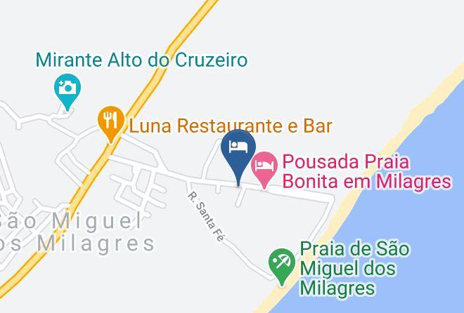 Sao Miguel Dos Milagres - Pousada Don Robledo Maps