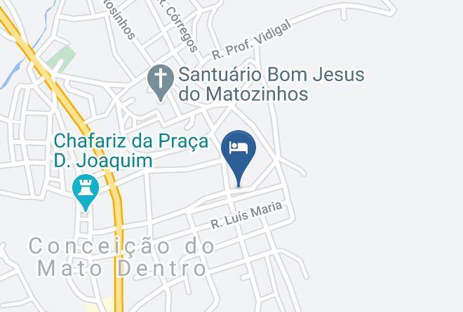 Conceicao Do Mato Dentro - Pousada Dona Dalva Maps