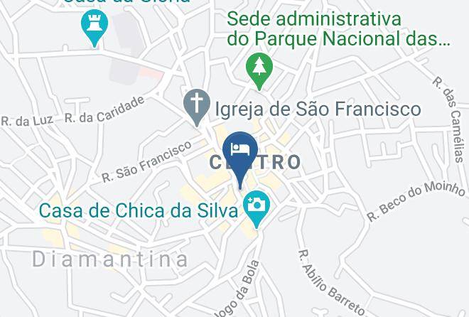 Diamantina - Pousada Dona Dazinha Maps