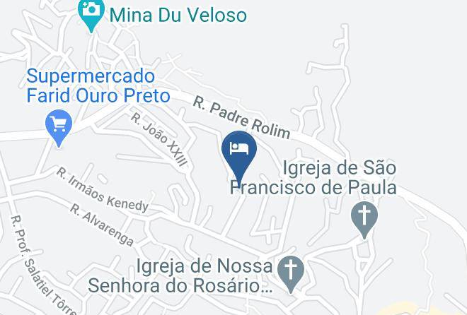 Ouro Preto - Pousada Dona Denis Maps