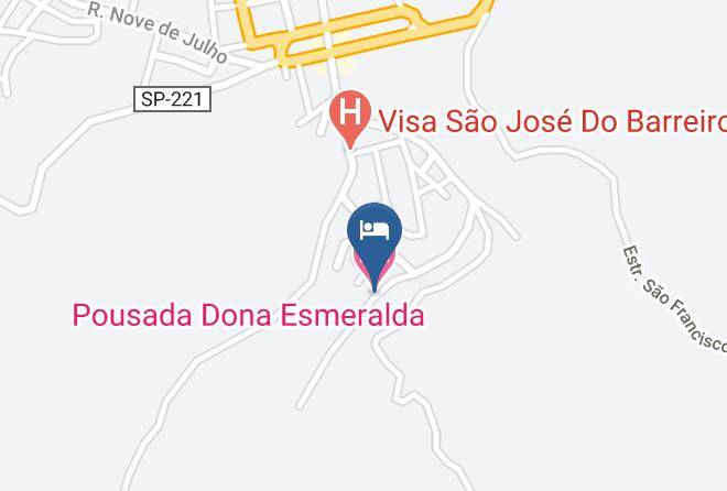 Sao Jose Do Barreiro - Pousada Dona Esmeralda Maps