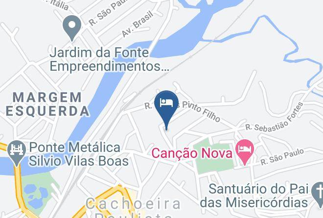 Cachoeira Paulista - Pousada Dona Lolita Maps