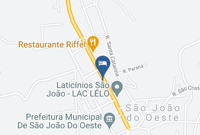 Sao Joao Do Oeste - Pousada Dona Margarida Maps