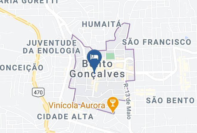 Bento Goncalves - Pousada Dona Maria Maps