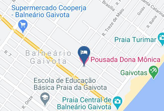 Balneario Gaivota - Pousada Dona Monica Maps