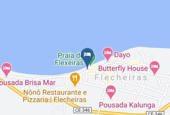 Trairi - Pousada Dona Santinha Maps