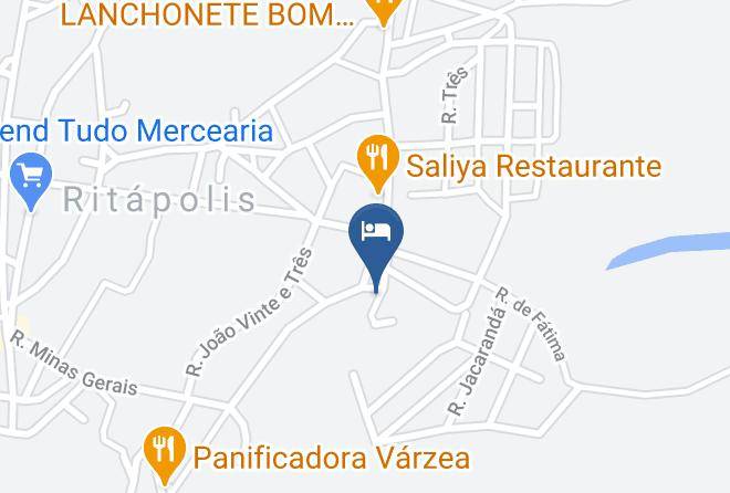 Ritapolis - Pousada Donana Maps