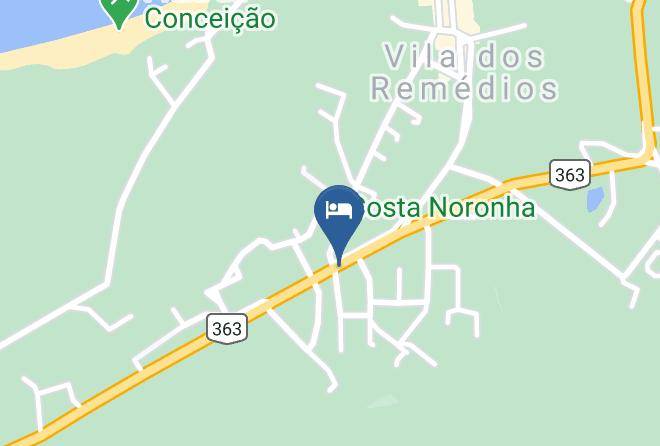 Fernando De Noronha - Pousada Donzela De Rocas Maps