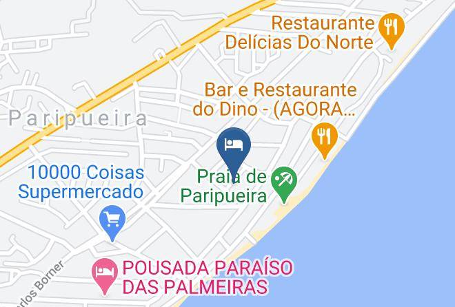 Paripueira - Pousada Dos Cajueiros Maps