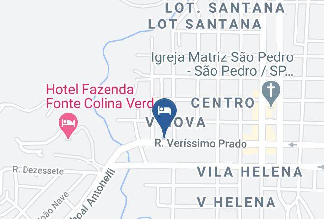 Sao Pedro - Pousada Dos Caminhos Maps