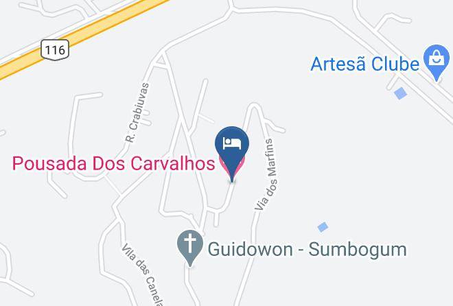 Santa Isabel - Pousada Dos Carvalhos Maps