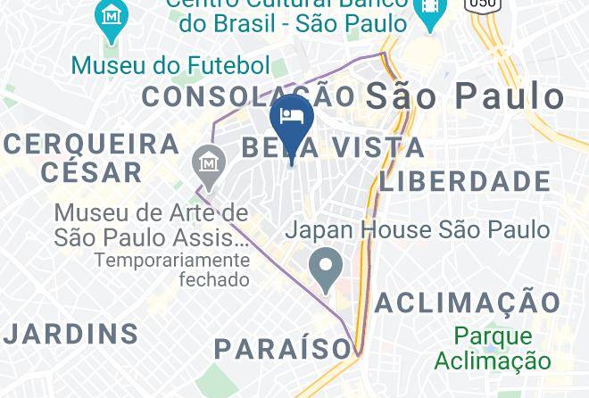 Sao Paulo Jardim Bela Vista - Pousada Dos Franceses Maps