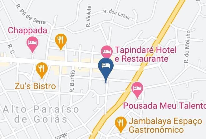 Alto Paraiso De Goias - Pousada Dos Guias Maps