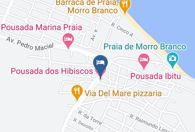 Beberibe - Pousada Dos Hibiscos Maps