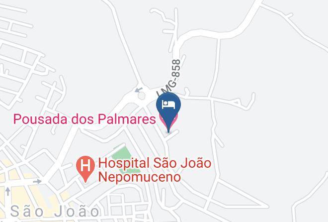 Sao Joao Nepomuceno - Pousada Dos Palmares Maps