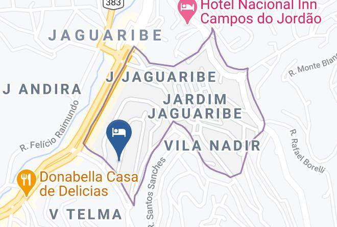 Campos Do Jordao - Pousada Dos Pinguins Maps