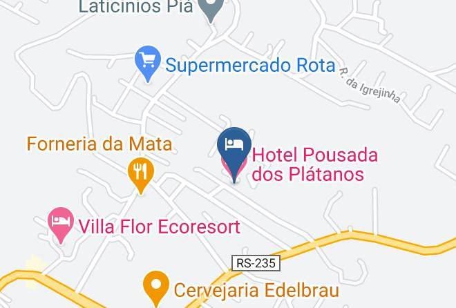 Nova Petropolis - Hotel Pousada Dos Platanos Maps