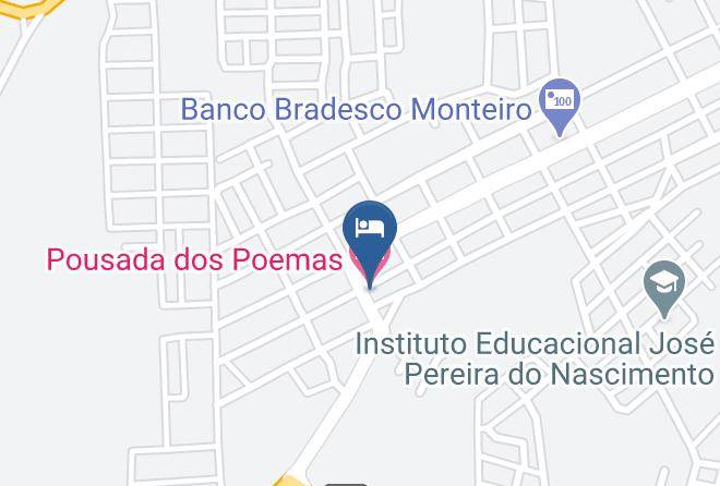 Monteiro - Pousada Dos Poemas Maps