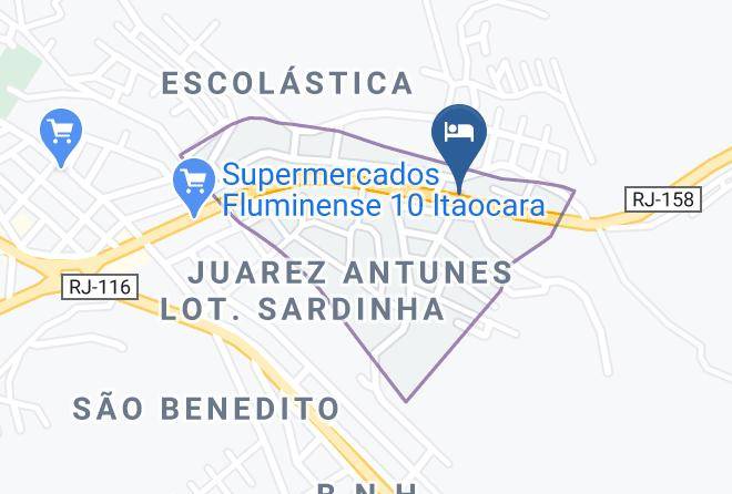 Itaocara - Pousada Dos Viajandes Maps