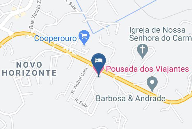 Ouro Preto - Pousada Dos Viajantes Maps