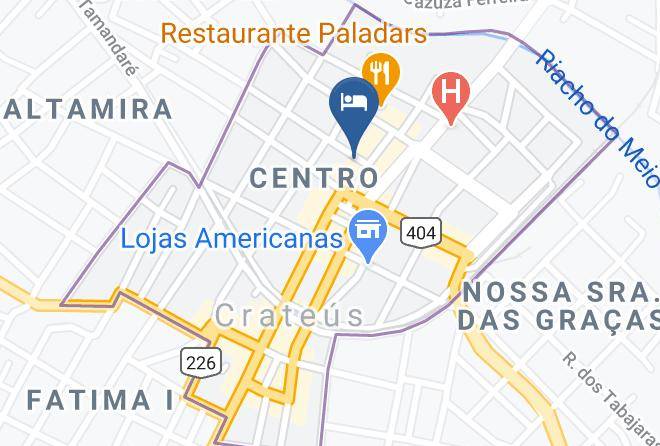 Crateus - Pousada Dourada Maps