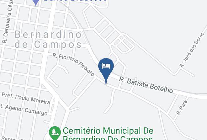 Bernardino De Campos - Pousada Dudamaral Maps
