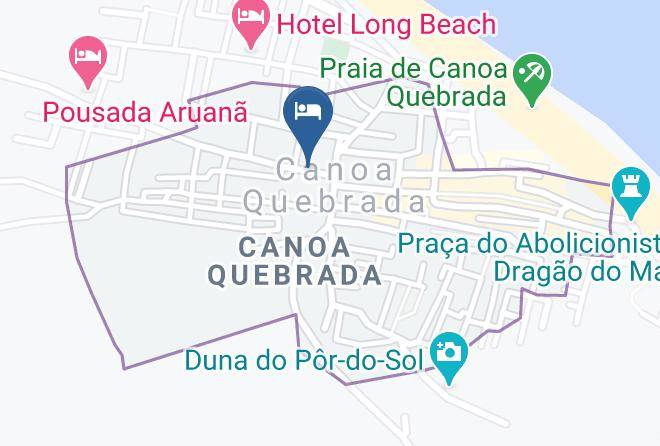 Aracati - Pousada Dunas Beach Canoa Quebrada Maps