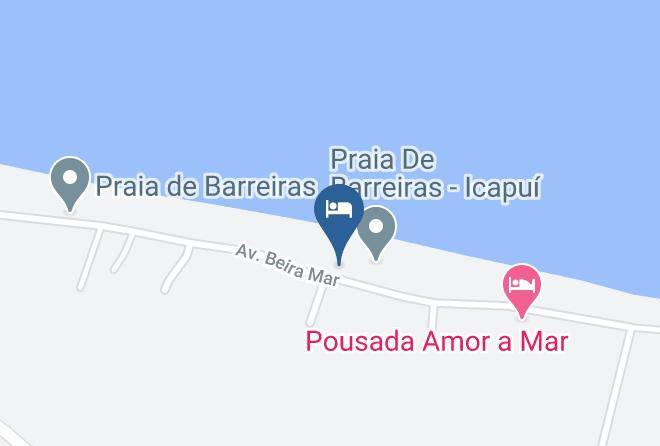 Icapui - Pousada E Barraca Do Francisco Maps