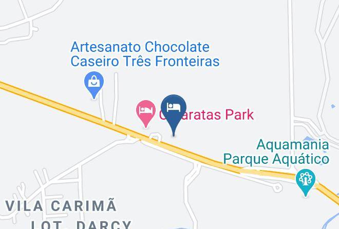 Foz Do Iguacu - Pousada E Churrascaria Mar Del Plata Maps