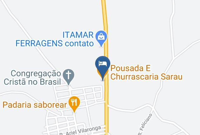 Sao Jose Do Jacuipe - Pousada E Churrascaria Sarau Maps