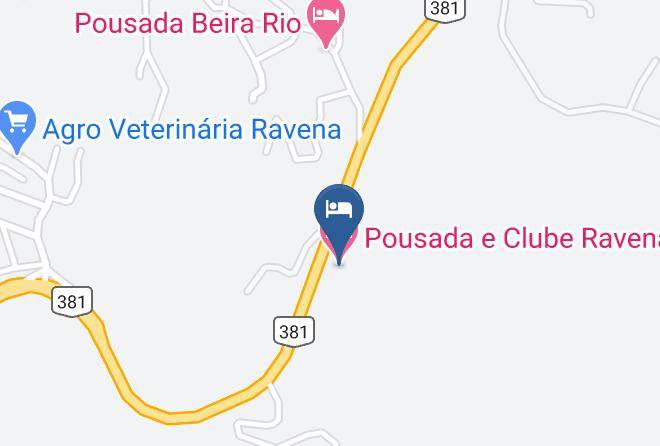 Sabara - Pousada E Clube Ravena Maps