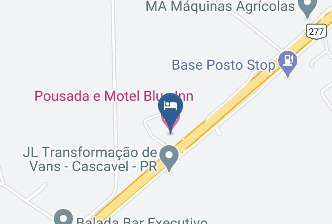 Cascavel - Pousada E Motel Blue Inn Maps
