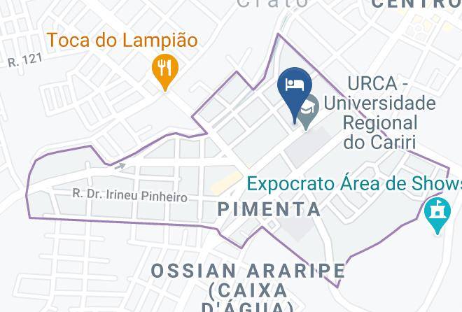 Crato - Pousada E Pensionato Dona Rosa Maps