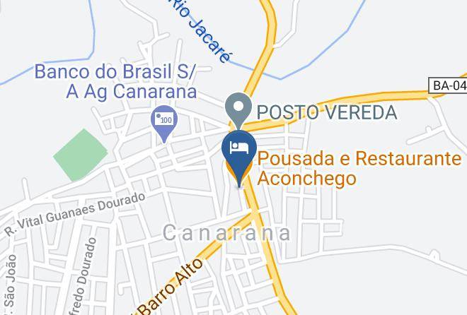 Canarana - Pousada E Restaurante Aconchego Maps